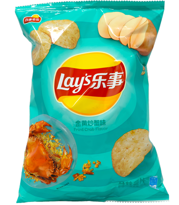 LAY'S Potato Chips Fried Crab Flavor 70g