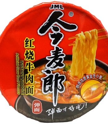 JINMAILANG Instant Noodle Bowl Stew Beef Flavor 116g