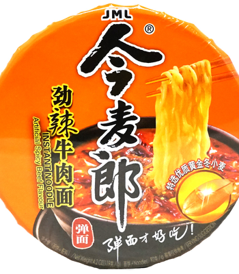 JINMAILANG Instant Noodle Bowl Spicy Beef Flavor 119g