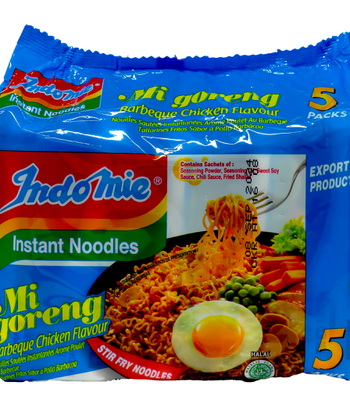 INDOMIE Instant Stir Fry Noodles Mi Goreng BBQ Chicken Flavor 85g*5