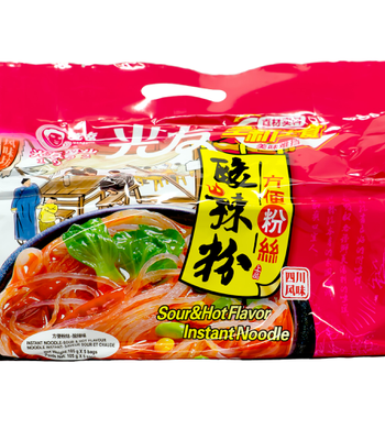 GUANGYOU Sour Hot Flavor Instant Noodles 105g*5Bags