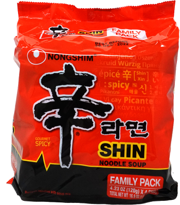 NONGSHIM Shin Ramyun Noodle Soup 120g*4Bags