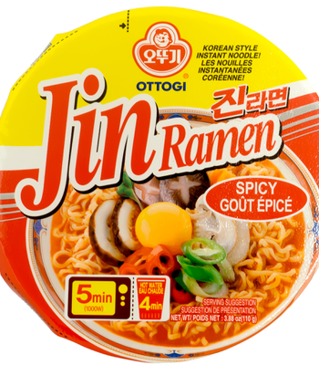 OTTOGI Jin Ramen Bowl Spicy Flavor 110g